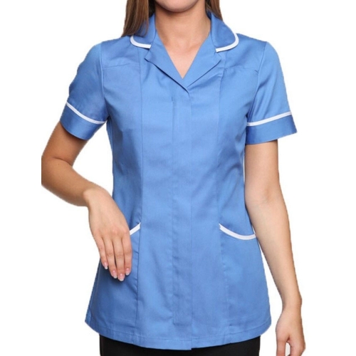 Nightingale Healthcare Tunic Nurses Doctors Massage Uniform Top Shirt Workwear